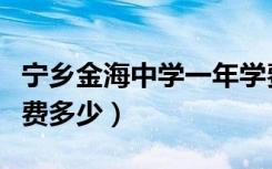 宁乡金海中学一年学费多少（金海中学一年学费多少）