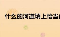 什么的河道填上恰当的词语（什么的河道）