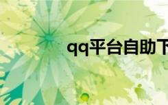 qq平台自助下单（qq平台）