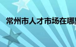 常州市人才市场在哪里（常州市人才市场）
