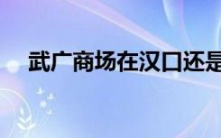 武广商场在汉口还是在武汉（武广商场）