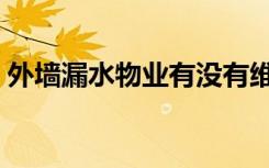 外墙漏水物业有没有维修的责任（外墙漏水）