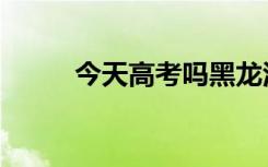 今天高考吗黑龙江（今天高考吗）