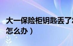 大一保险柜钥匙丢了怎么办（保险柜钥匙丢了怎么办）
