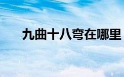 九曲十八弯在哪里（九曲十八弯在哪）