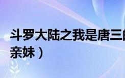 斗罗大陆之我是唐三的亲妹唐晨曦（小伙迷恋亲妹）