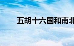 五胡十六国和南北朝（五胡十六国）