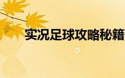 实况足球攻略秘籍（实况足球9攻略）