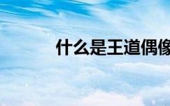 什么是王道偶像（什么是王道）
