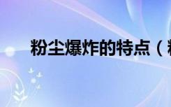 粉尘爆炸的特点（粉尘为什么会爆炸）