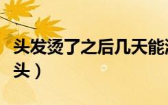 头发烫了之后几天能洗（头发烫了几天可以洗头）