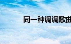 同一种调调歌曲（同一种调调）