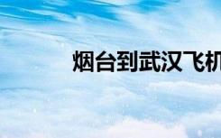 烟台到武汉飞机（烟台到武汉）
