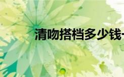 清吻搭档多少钱一盒（清吻搭档）