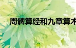 周髀算经和九章算术哪个早（周髀算经）