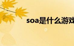 soa是什么游戏（soa是什么）