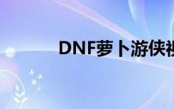 DNF萝卜游侠视频（dnf萝卜）