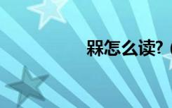 槑怎么读?（槑怎么读）