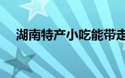 湖南特产小吃能带走的（湖南特产小吃）