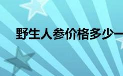 野生人参价格多少一斤（野生人参价格）