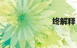 终解释（终解）