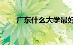 广东什么大学最好（什么大学最好）