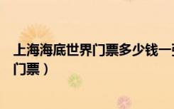 上海海底世界门票多少钱一张芸庄海底世界（上海海底世界门票）