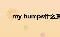 my humps什么意思（my humps）