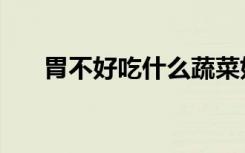 胃不好吃什么蔬菜好（胃不好吃什么）