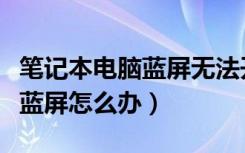 笔记本电脑蓝屏无法开机怎么办（笔记本电脑蓝屏怎么办）