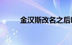 金汉斯改名之后叫什么（金汉斯）