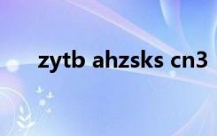 zytb ahzsks cn3（zytb ahzsks cn）