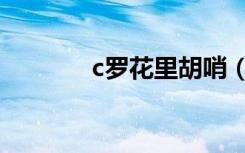 c罗花里胡哨（c罗花边新闻）