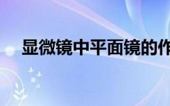 显微镜中平面镜的作用（平面镜的作用）