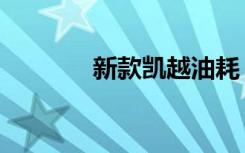新款凯越油耗（新凯越油耗）