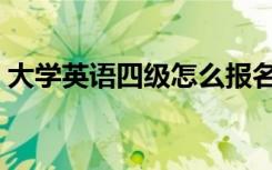 大学英语四级怎么报名（英语四级怎么报名）