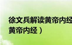 徐文兵解读黄帝内经80集视频（徐文兵解读黄帝内经）
