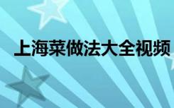 上海菜做法大全视频（上海菜的做法大全）