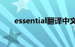 essential翻译中文（essential翻译）
