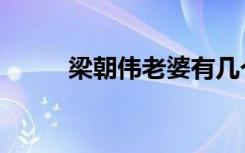 梁朝伟老婆有几个（梁朝伟老婆）