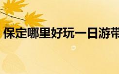 保定哪里好玩一日游带孩子（保定哪里好玩）