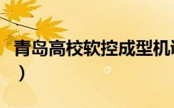 青岛高校软控成型机调试宝典（青岛高校软控）