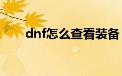dnf怎么查看装备（dnf版本怎么看）