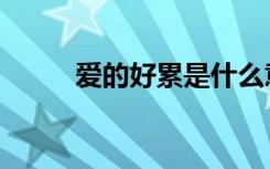 爱的好累是什么意思（爱的好累）