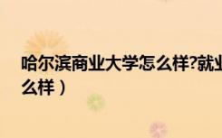 哈尔滨商业大学怎么样?就业前景如何（哈尔滨商业大学怎么样）
