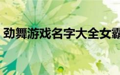 劲舞游戏名字大全女霸气（好听的劲舞名字）