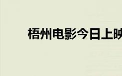 梧州电影今日上映（梧州露天影院）