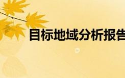 目标地域分析报告（目标地域分析）