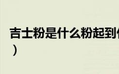 吉士粉是什么粉起到什么作用（吉士粉是什么）