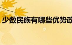 少数民族有哪些优势政策（少数民族有哪些）